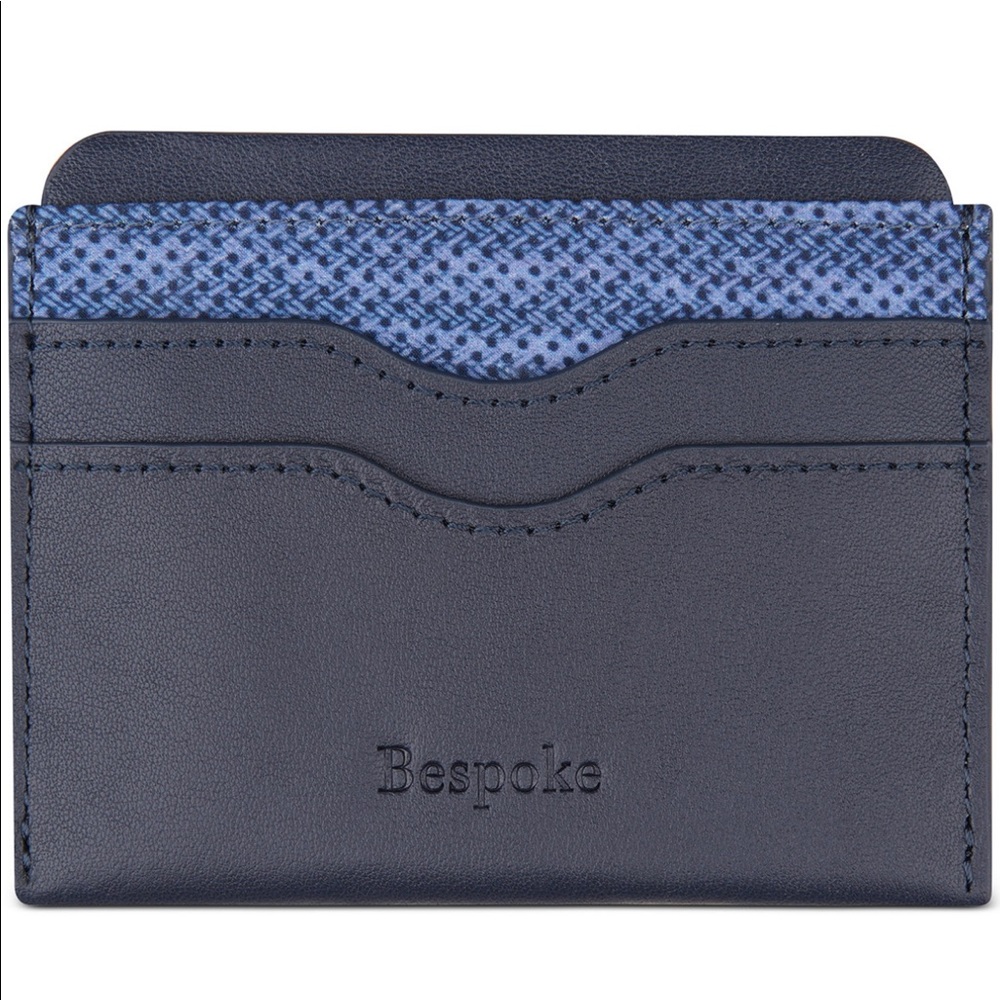 Mens BESPOKE Leather Card Case